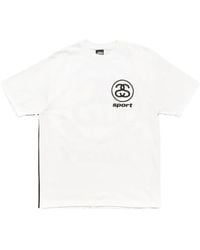 Stussy - Link Sport Pigment-Dyed T-Shirt - Lyst
