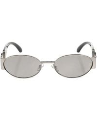 Versace - Lunettes De Soleil Medusa Biggie À Monture Ovale - Lyst