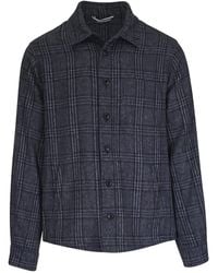 Fedeli - Checked-Pattern Shirt Jacket - Lyst