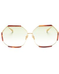 Linda Farrow - Margot Oversize-frame Sunglasses - Lyst