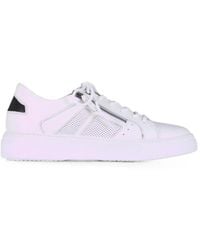 Ron White - Manson Perforated Side-Zip Sneakers - Lyst
