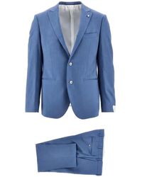 Luigi Bianchi - Single-Breasted Notched-Lapel Suit - Lyst