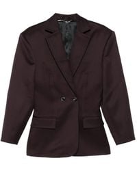 Magda Butrym - Double-Breasted Pinstripe-Detail Blazer - Lyst