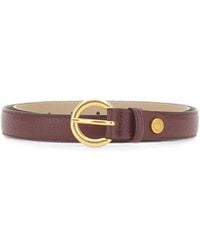 Gianni Chiarini - Hammered-Leather Padded Belt - Lyst
