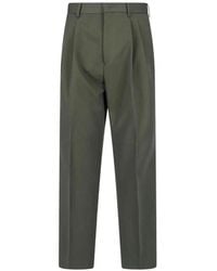 BE ABLE - Pleated-Detail Straight-Leg Trousers - Lyst