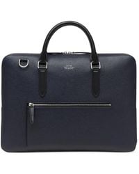 Smythson - Ludlow Zip-Front Laptop Bag - Lyst