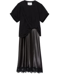 3.1 Phillip Lim - Knot Lace Trim Midi Dress - Lyst