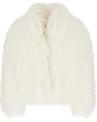 OLIVIA V. - Goat Fur Long-Sleeves Jacket - Lyst