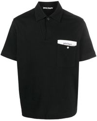 Palm Angels - Sartorial Tape Cotton Polo Shirt - Lyst