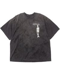 Doublet - T-Shirt mit Skelett-Print - Lyst