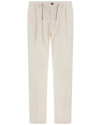 Herno - Pantalones Plisados Con Cordones - Lyst