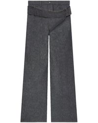 Courreges - Vaqueros con doble cinturón - Lyst