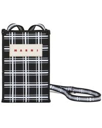Marni - Mini Checked Shoulder Bag - Lyst