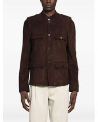 Prada - Suede Four-Pocket Jacket - Lyst