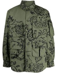 Engineered Garments - Explorer Floral-print Jacket - Lyst