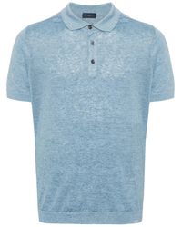 Paul & Shark - Linen Polo Shirt - Lyst