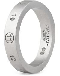 Maison Margiela - Numeric Logo-Engraved Ring - Lyst