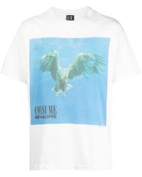SAINT Mxxxxxx - Consume Graphic-print Cotton T-shirt - Lyst