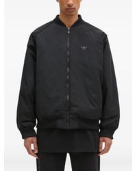 adidas - Zip-Up Bomber Jacket - Lyst