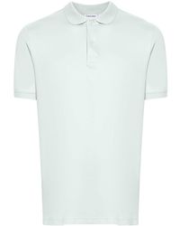 Calvin Klein - Logo-patch Cotton Polo Shirt - Lyst