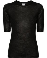 Fabiana Filippi - Short-Sleeve Fine-Knit Sweater - Lyst