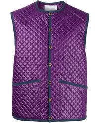 Fumito Ganryu - Quilted Fitted Gilet - Lyst