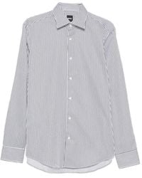 BOSS - Joe Vertical-Stripe Long-Sleeve Shirt - Lyst