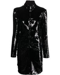Isabel Marant - Long-Sleeve Sequin-Embellished Dress - Lyst