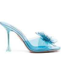 Aquazzura - Sandalias Zsa Zsa tipo mules con tacón de 95mm - Lyst