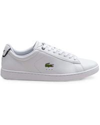 Lacoste - Carnaby Lace-Up Leather Sneakers - Lyst