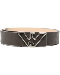 Emporio Armani - Logo Belt - Lyst