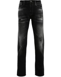 Emporio Armani - ロゴパッチ ジーンズ - Lyst