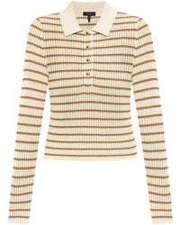 Rag & Bone - The Knit Rib Polo Top - Lyst
