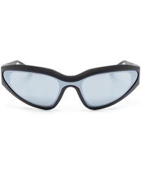 Karl Lagerfeld - KL Sonnenbrille mit ovalem Gestell - Lyst