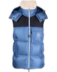 Moncler - Feather-down Hooded Gilet - Lyst