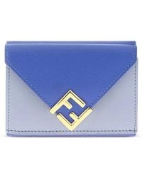 Fendi - Ff Diamonds Trifold Wallet - Lyst