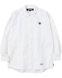 Neighborhood - Trad Logo-Embroidered Shirt - Lyst