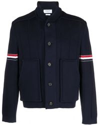 Thom Browne - Giacca-Camicia Monopetto Con Bottoni - Lyst