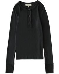 Studio Nicholson - Top Roane Con Botones - Lyst