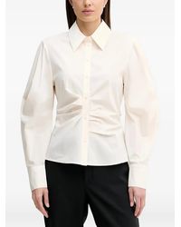 Sisley - Chemise À Manches Bouffantes - Lyst
