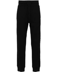 Versace Jeans Couture - Logo-Trim Cotton Fleece Sweatpants - Lyst