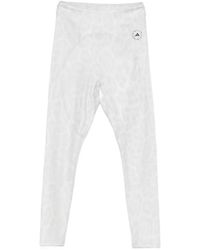 adidas By Stella McCartney - Leopard-Print Leggings - Lyst
