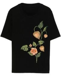 Agua Bendita - Sama Uchuva Embroidered T-Shirt - Lyst