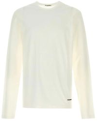 Jil Sander - Klassisches T-Shirt - Lyst