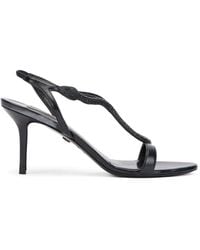 Roberto Cavalli - T-Strap Sandals - Lyst