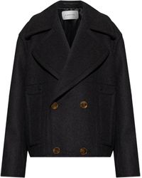 Lanvin - Double-Breasted Button Jacket - Lyst