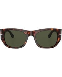 Persol - Tortoiseshell-Effect Wayfarer Sunglasses - Lyst