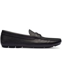 Prada - 2dd164-3e0n Shoes Saffiano Leather Moccasin Loafers (prm1005) - Lyst