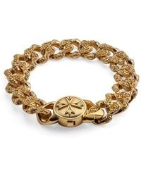 Emanuele Bicocchi - Grote Flourish Schakelarmband - Lyst