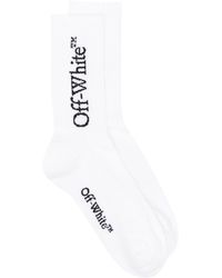 Off-White c/o Virgil Abloh - Bookish Socken mit Logo-Intarsie - Lyst